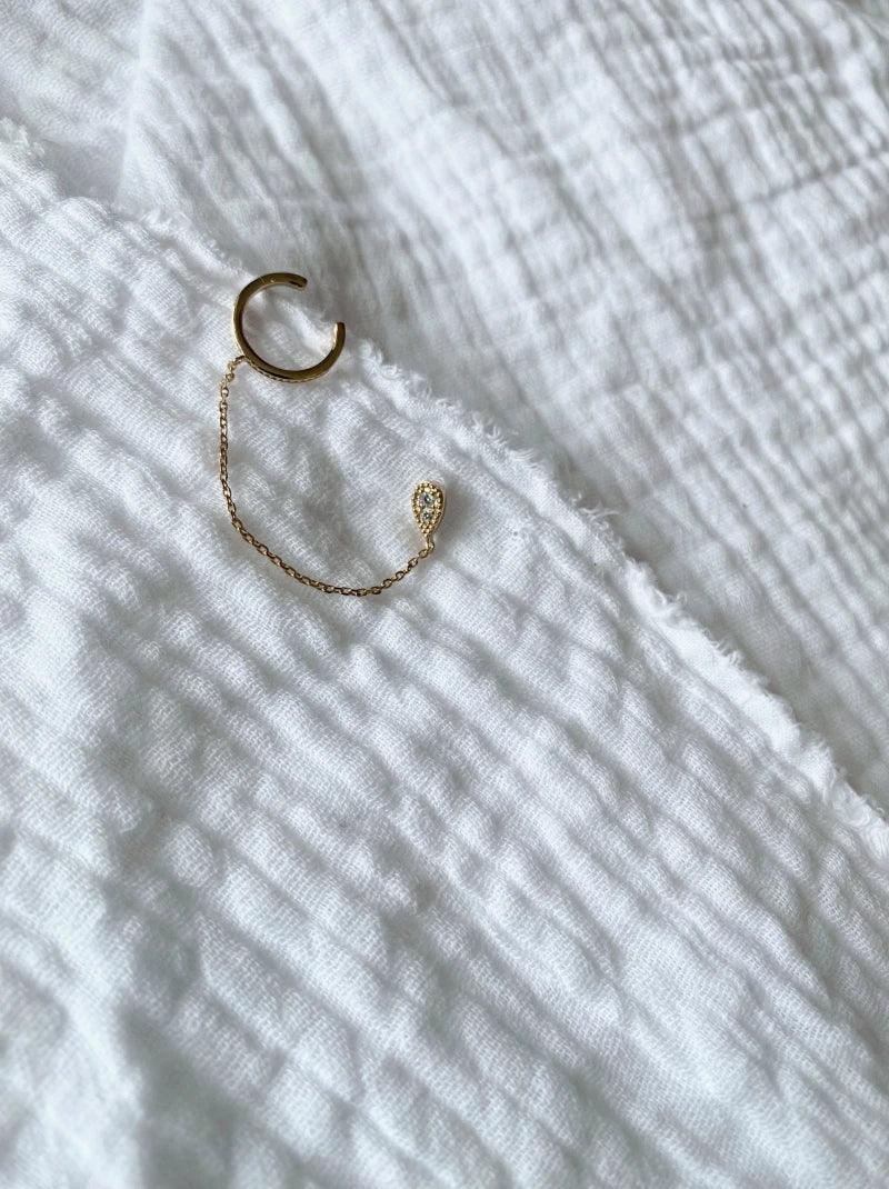 Bijou d’oreille doré ou argenté - Spike - Image 2
