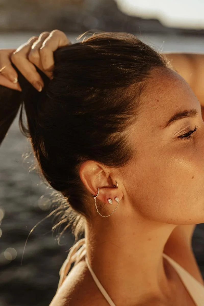 Bijou d’oreille doré ou argenté - Spike - Image 3