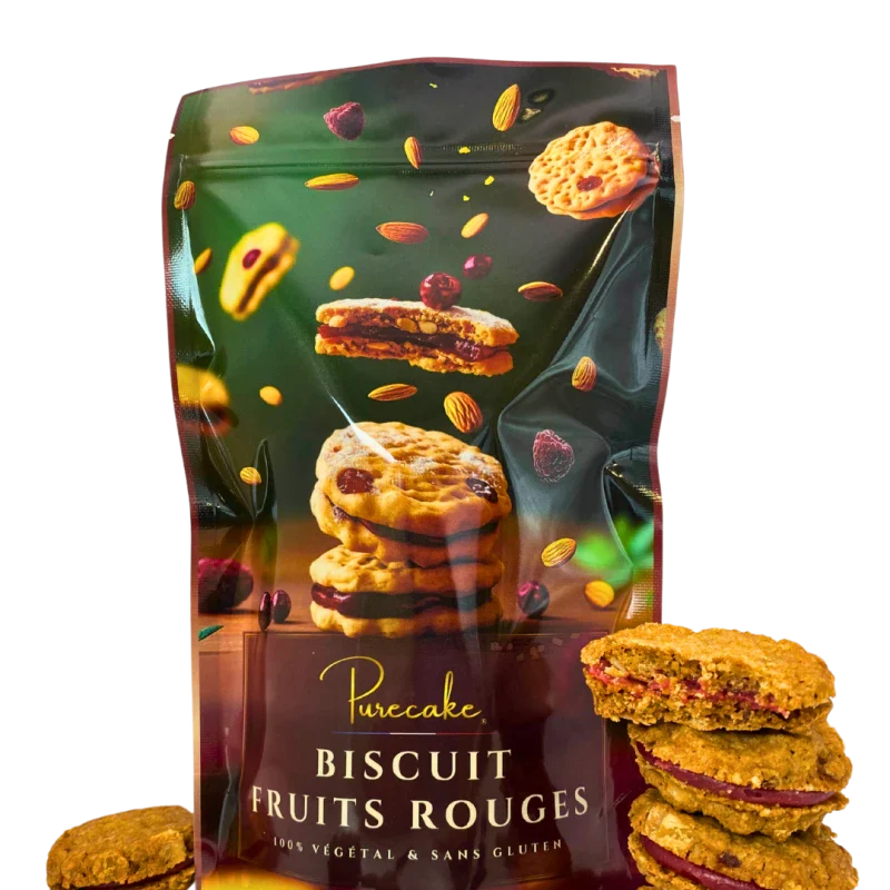 Biscuit croquant & fondant aux fruits rouges sans gluten - Image 2