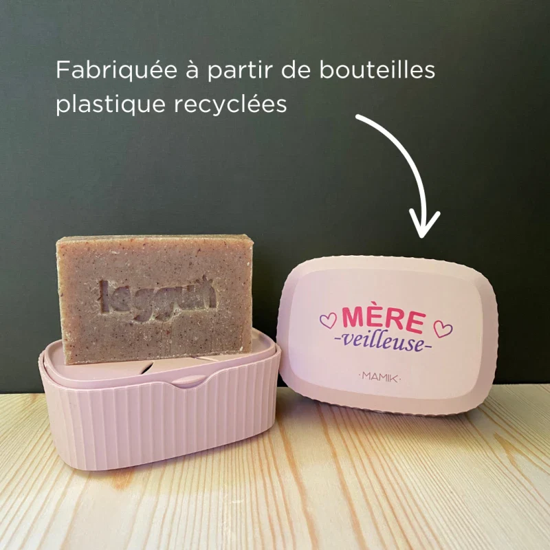 Boîte à savon Mère-Veilleuse en plastique recyclé - Image 2
