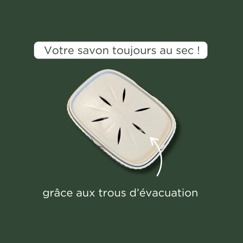 Boîte à savon Petits Coeurs en plastique recyclé - Image 4