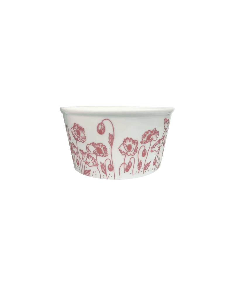 Bol rose en porcelaine - Poppy - Image 4