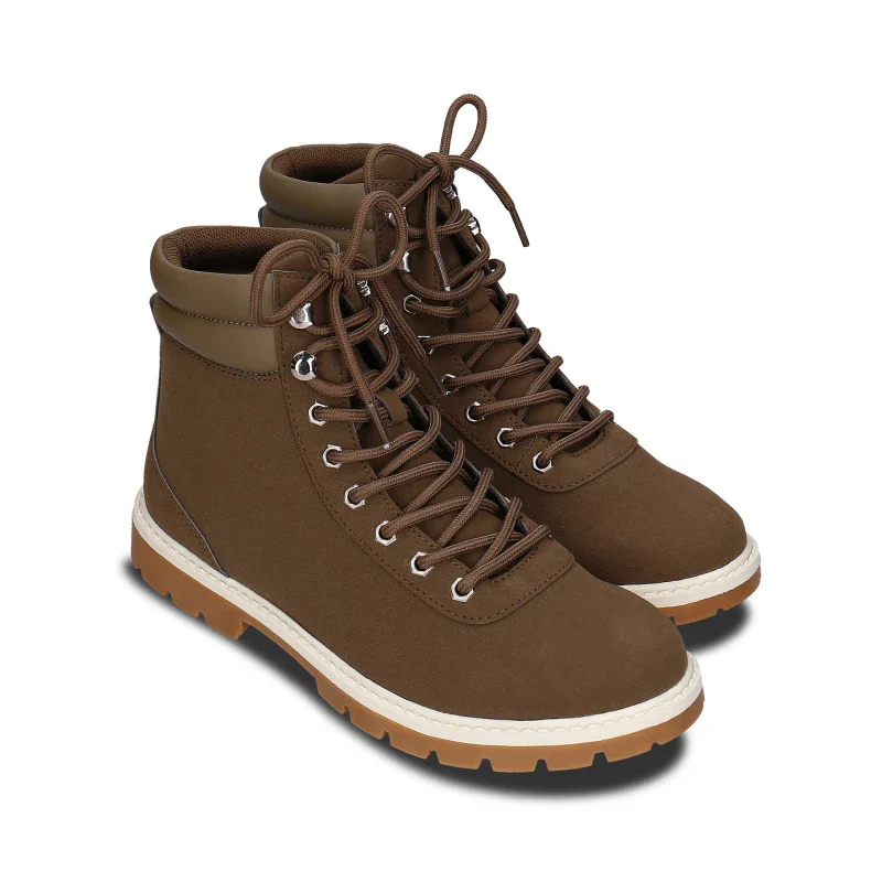 Bottes de montagne en Microfibre vert - Adar - Image 3