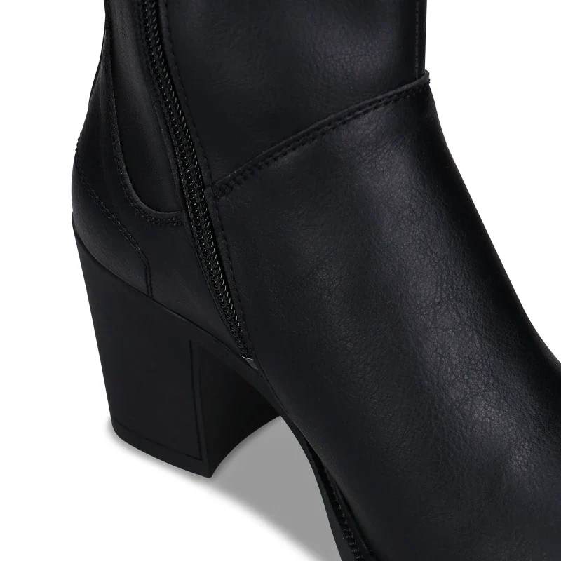 Bottes noir vegan - Alicia - Image 4