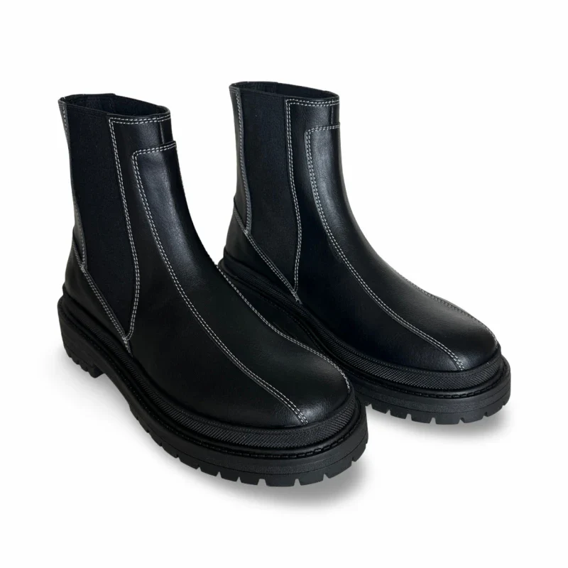 Bottes unisexe  véganes - ABRIL Black - Image 8