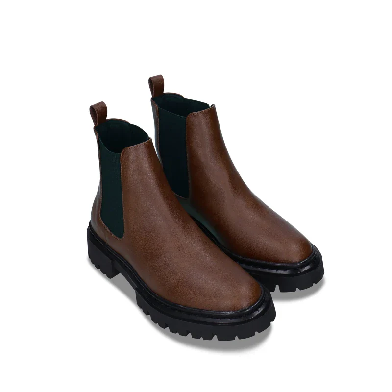 Bottes Vegan - MOLLY marron - Image 4