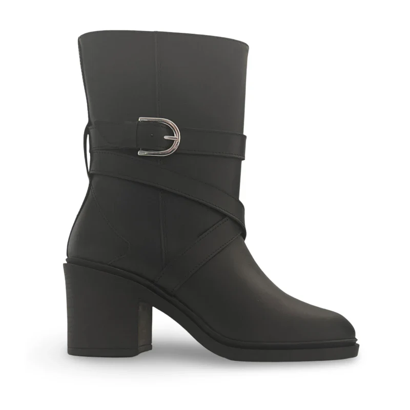 Bottes véganes mi-mollet - ULAI Black - Image 2
