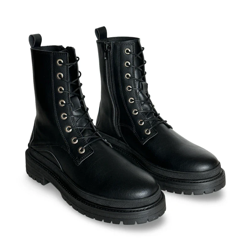 Bottes véganes unisexes - DIRAM Black - Image 2