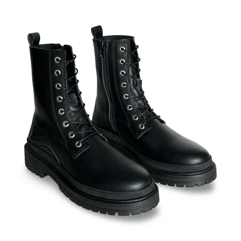 Bottes véganes unisexes - DIRAM Black - Image 8