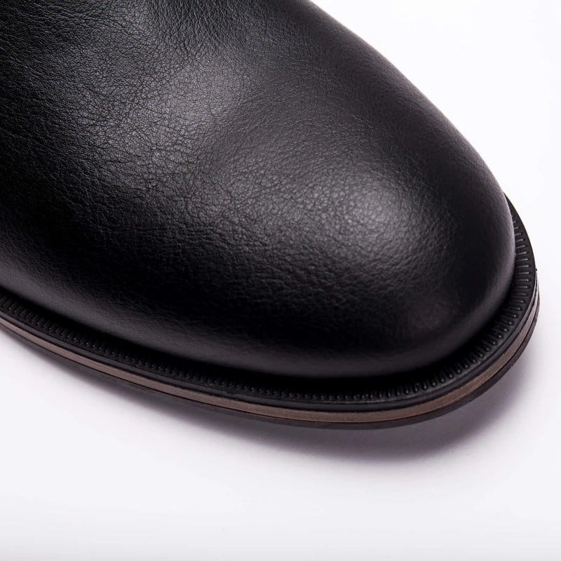 Bottine Chelsea en cuir vegan et en PET recyclé - BASTI Black - Image 4