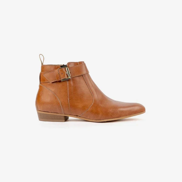 Bottines véganes pour femmes Camel - Olympe - Image 2