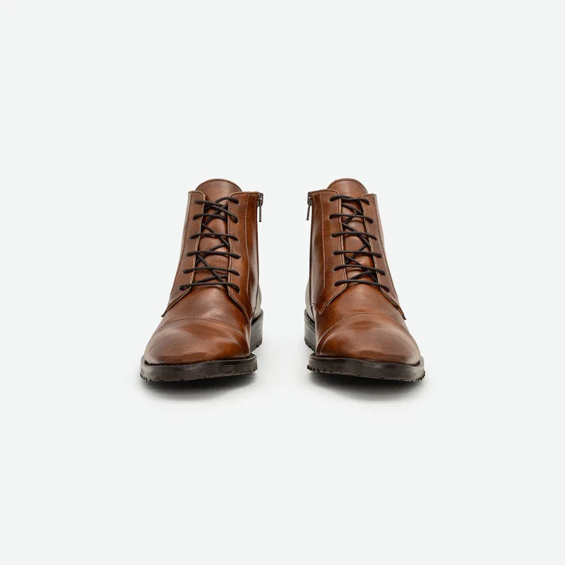 Bottines véganes pour homme Marron - Lincoln - Image 3
