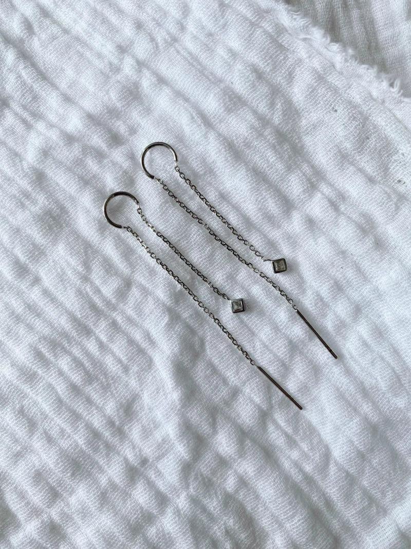 Boucles d’oreilles dorées ou argentées - Drop