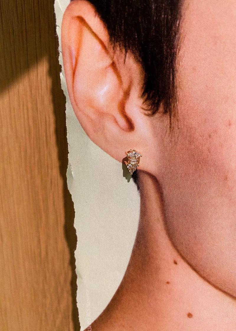 Boucles d’oreilles dorées ou argentées - Théa - Image 4