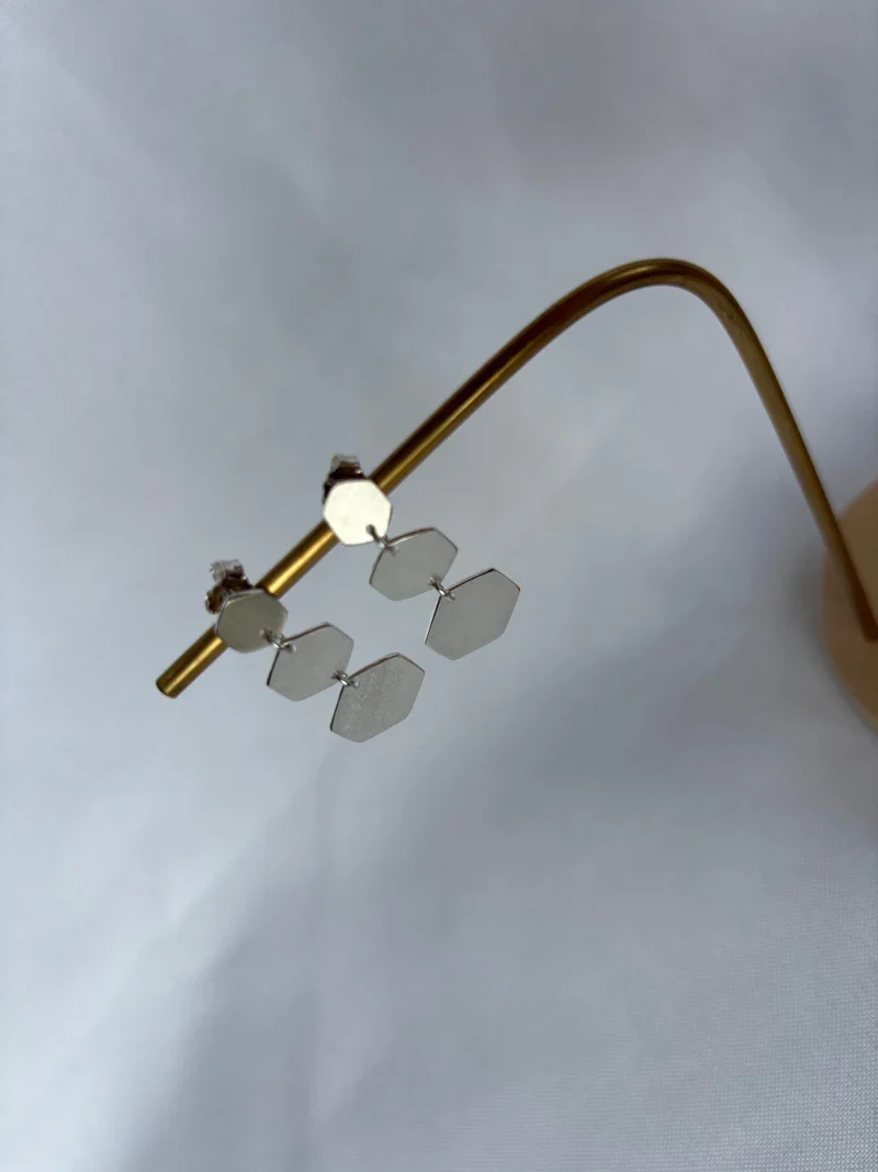 Boucles d’oreilles Nala Argent Massif - Image 3
