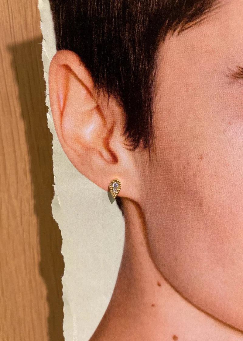 Boucles d’oreilles puces dorées ou argentées - Spike - Image 6