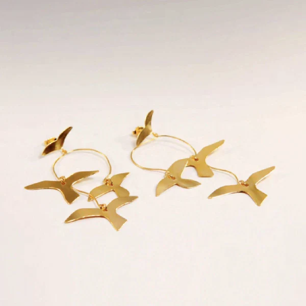 Boucles d'oreilles Colombes - Image 3