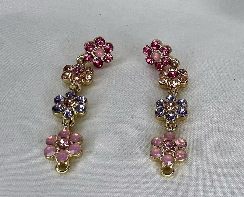 Boucles d'oreilles colorés - Clémentine - Image 2