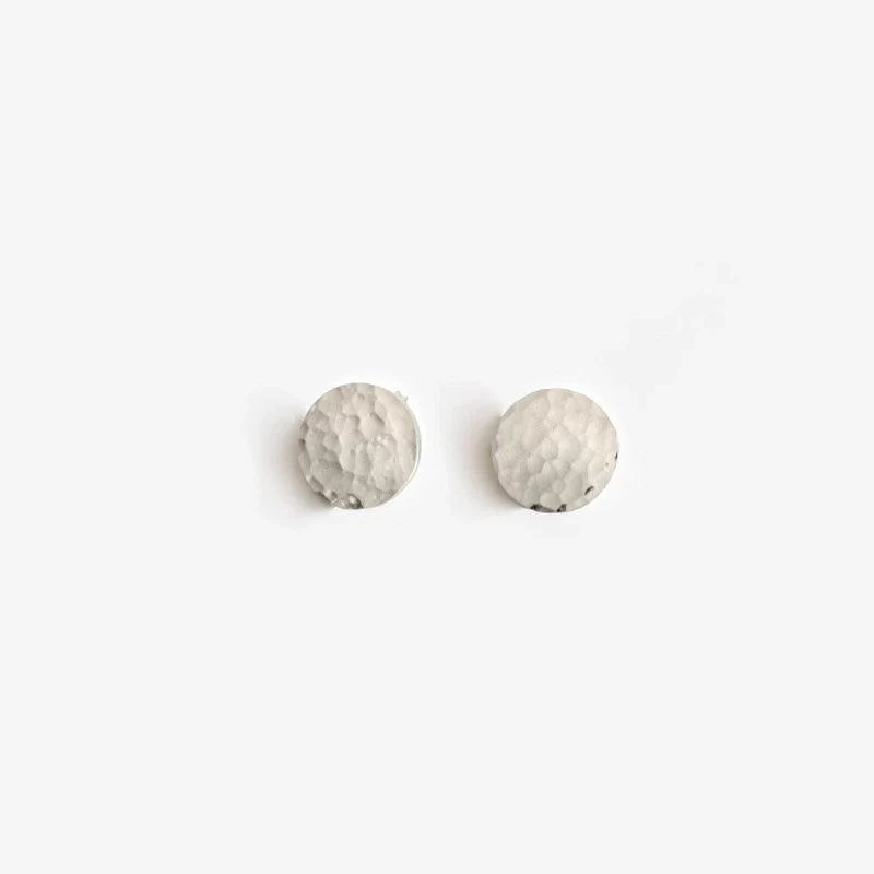 Boucles d'oreilles en argent martelé - Alejandra - Image 3