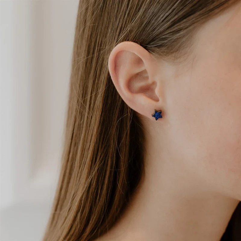 Boucles d'oreilles pailletées - Etoiles - Image 3