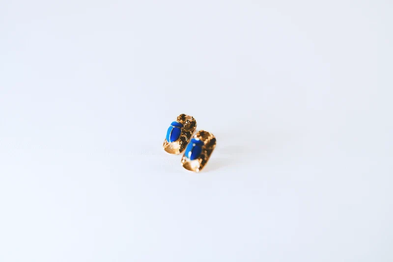 Boucles d'oreilles scarabée - Image 2