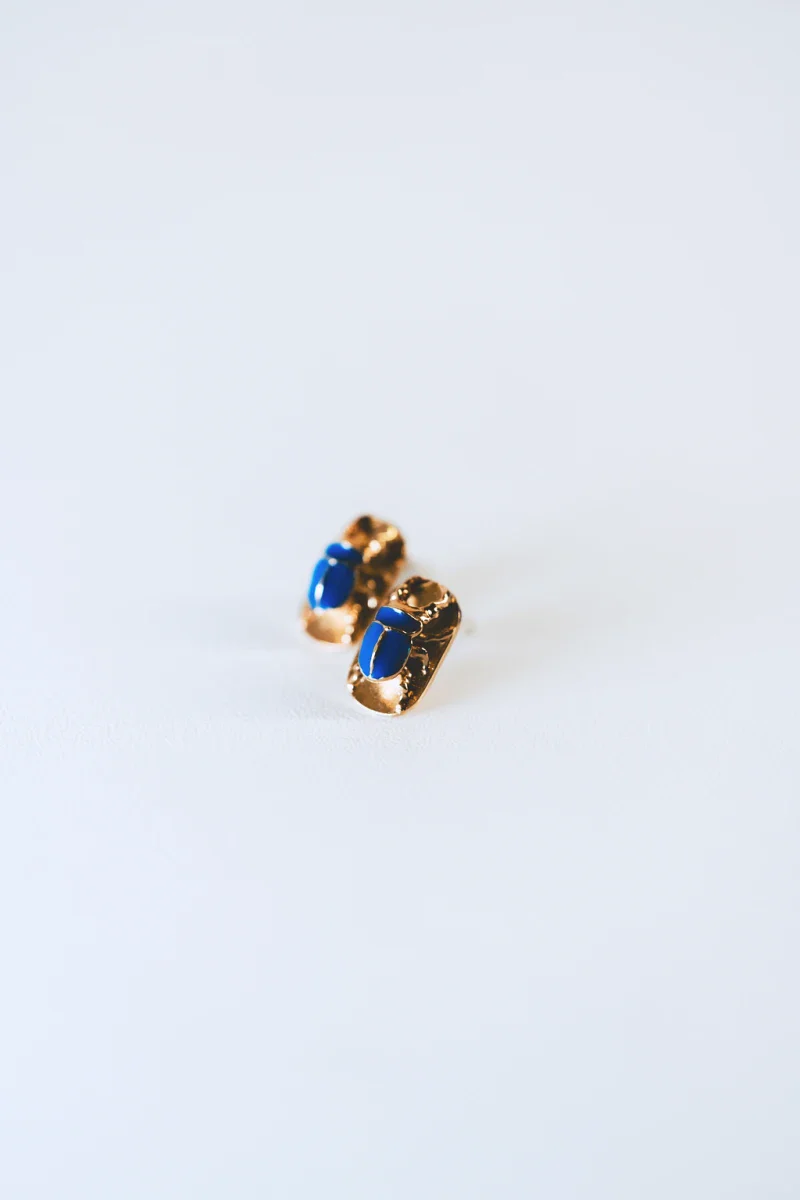 Boucles d'oreilles scarabée - Image 3