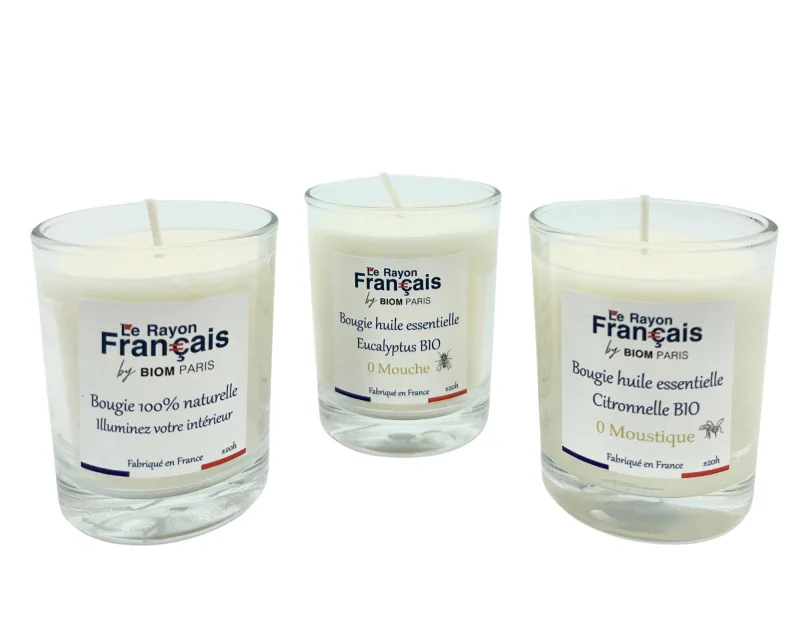 Bougie parfumée naturelle fabriquée en France - Image 3
