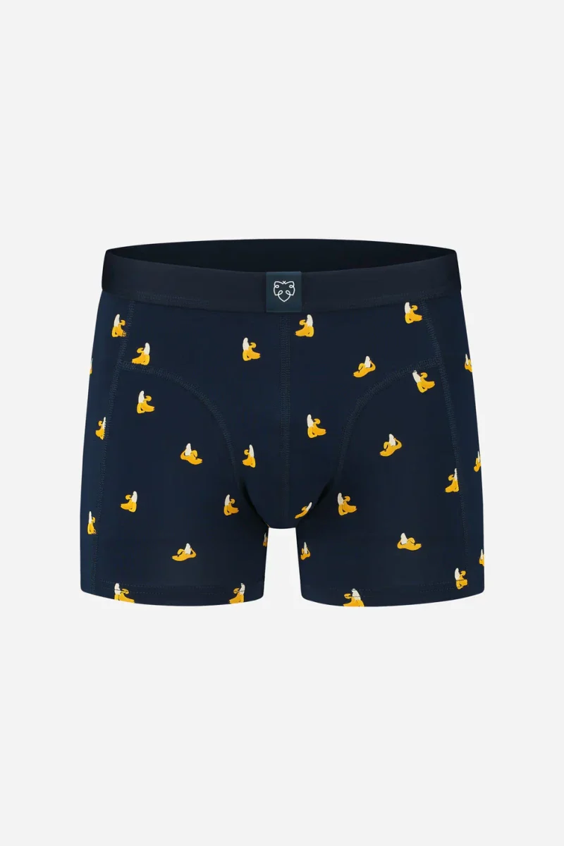 Boxer bleu marine à motifs banane - Image 6