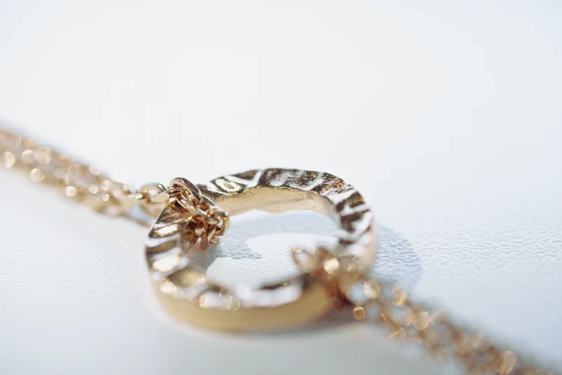 Bracelet cercle martelé - Image 2
