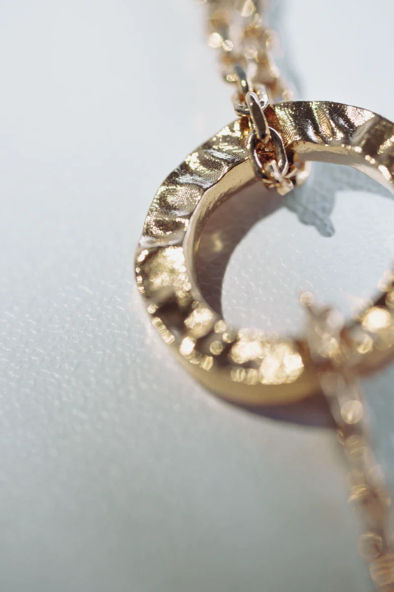 Bracelet cercle martelé - Image 3