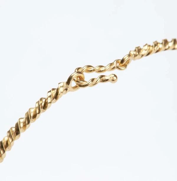 Bracelet doré avec Iolite - DooBop - Image 4