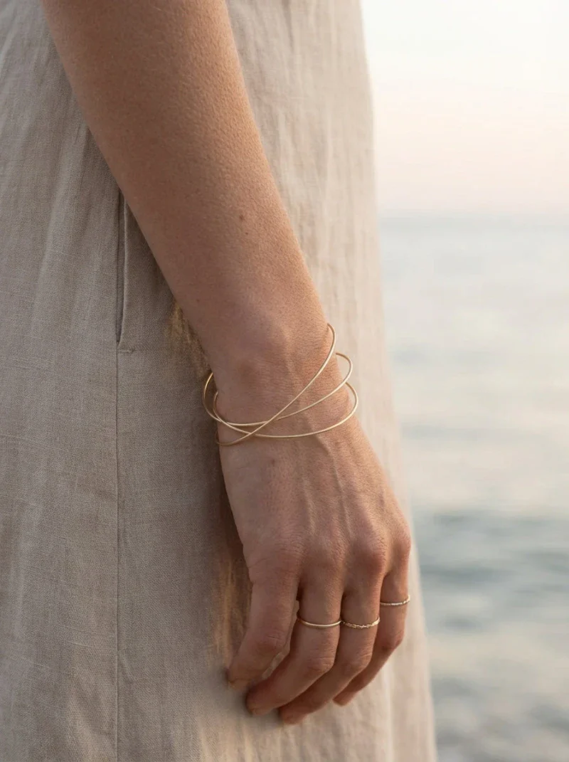Bracelet doré semainier - Faith weekend - Image 7
