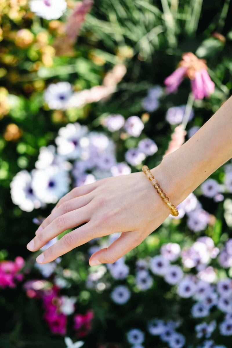 Bracelet en Citrine - Chakra du Plexus Solaire