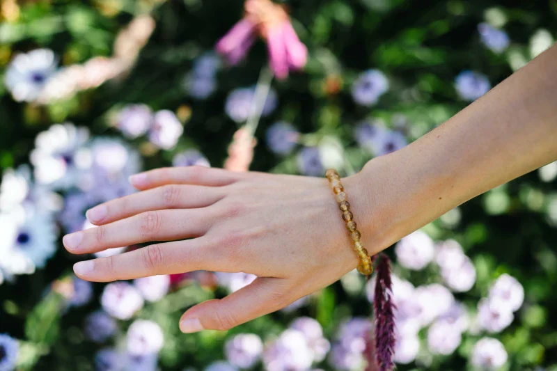 Bracelet en Citrine - Chakra du Plexus Solaire - Image 3