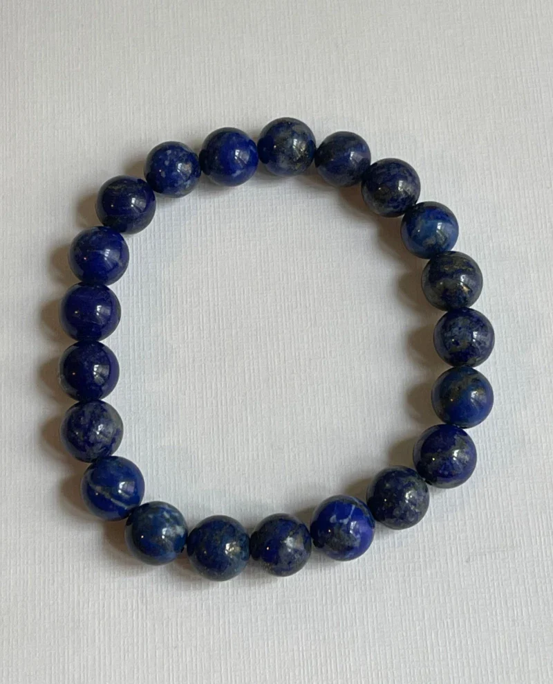 Bracelet  en Lapis-Lazuli - Chakra du 3ème Oeil - Image 4