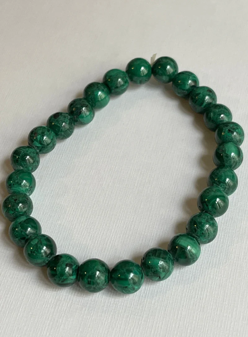 Bracelet en Malachite - Chakra du Coeur - Image 2