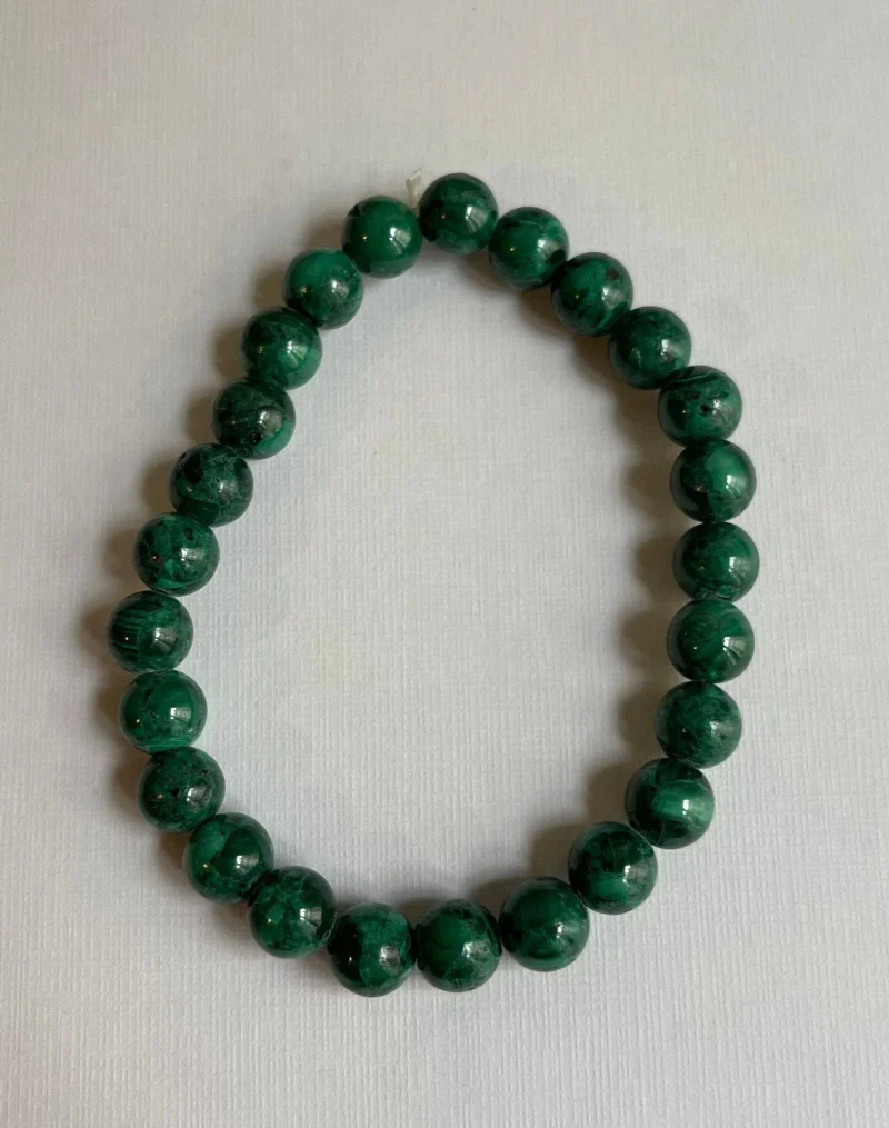 Bracelet en Malachite - Chakra du Coeur - Image 4
