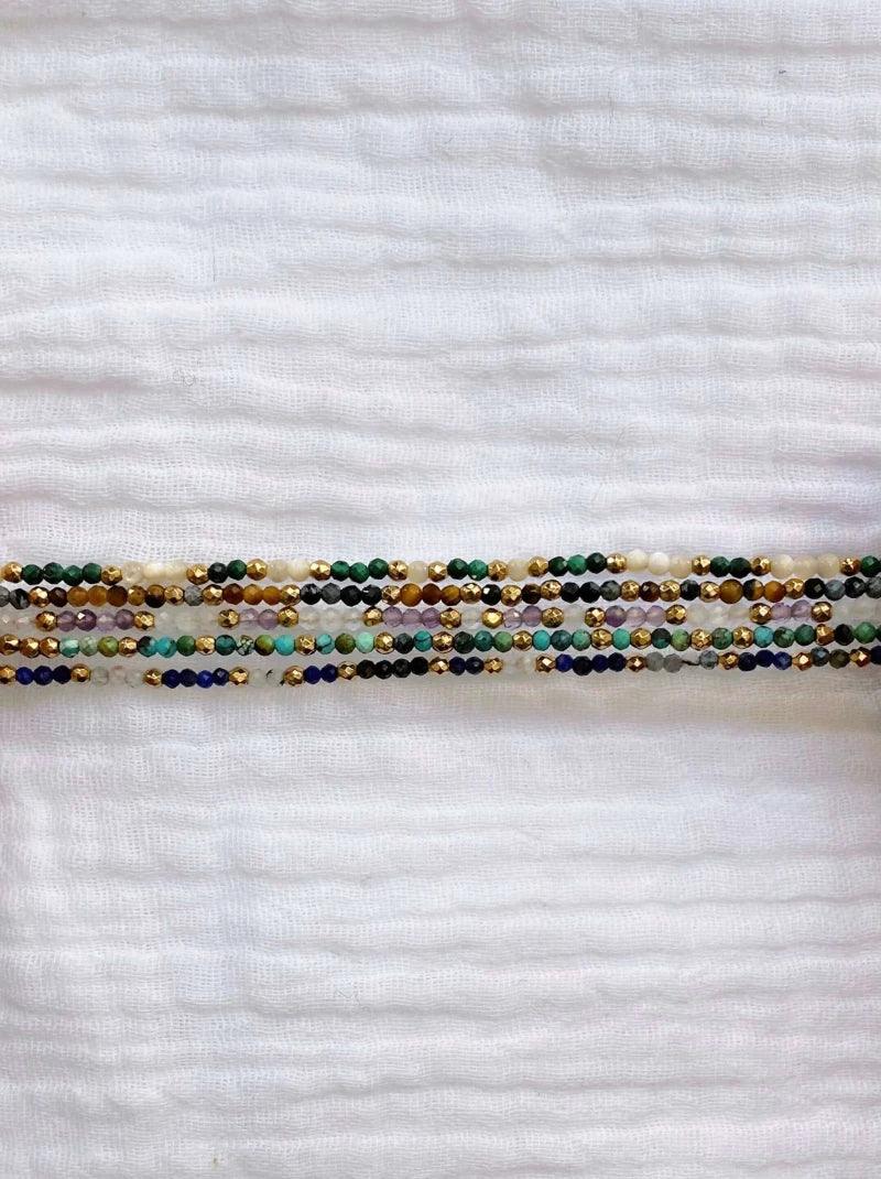 Bracelet en œil de tigre - Tiny stones Strength - Image 3
