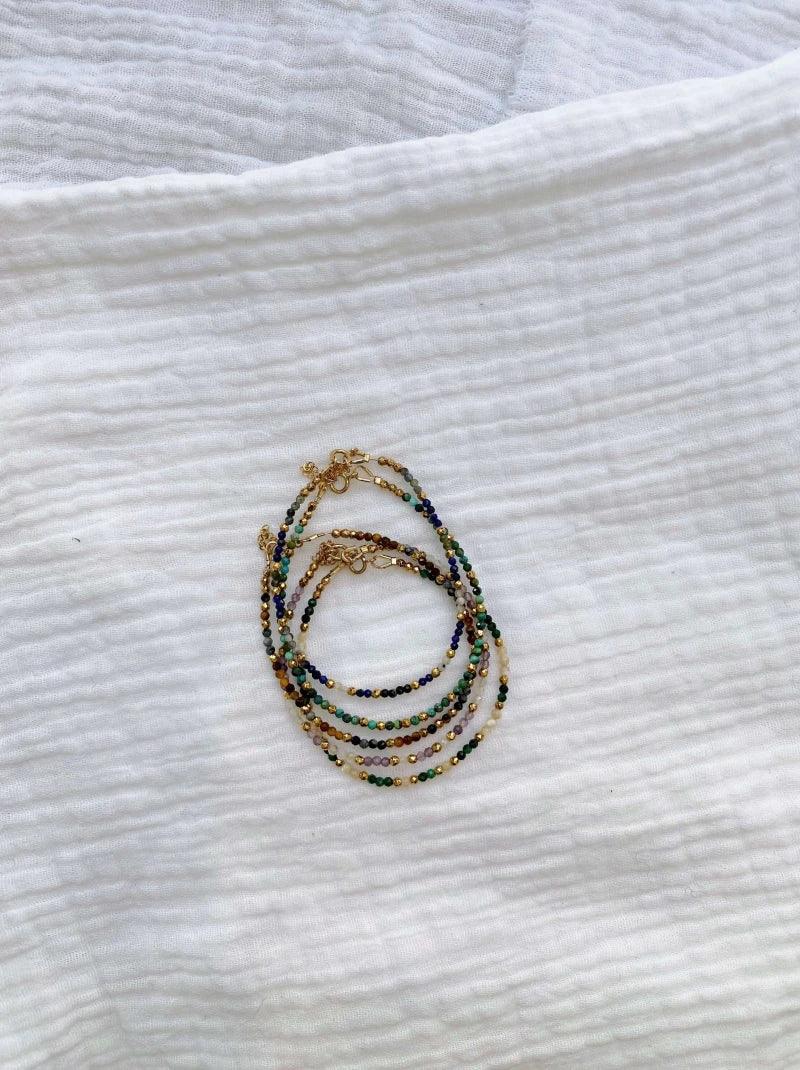 Bracelet en œil de tigre - Tiny stones Strength - Image 4