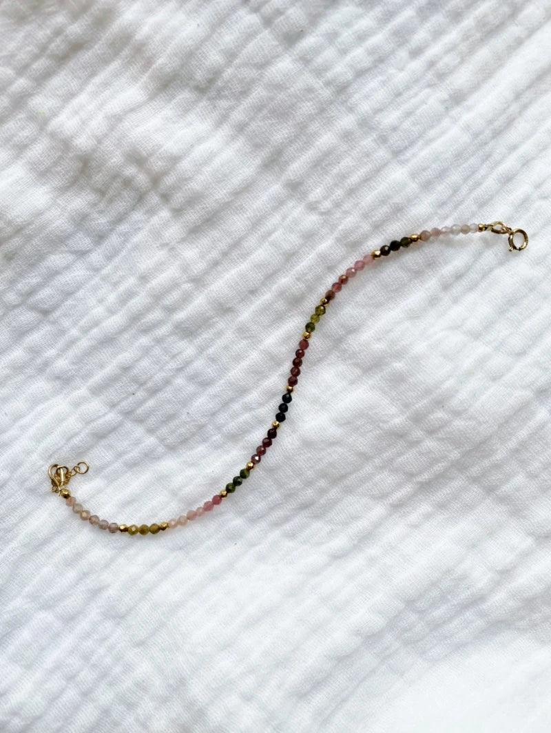 Bracelet en tourmaline - Tiny stones Good Vibes - Image 4