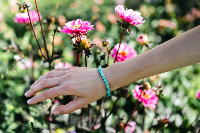 Bracelet en Turquoise - Chakra de la Gorge - Image 3