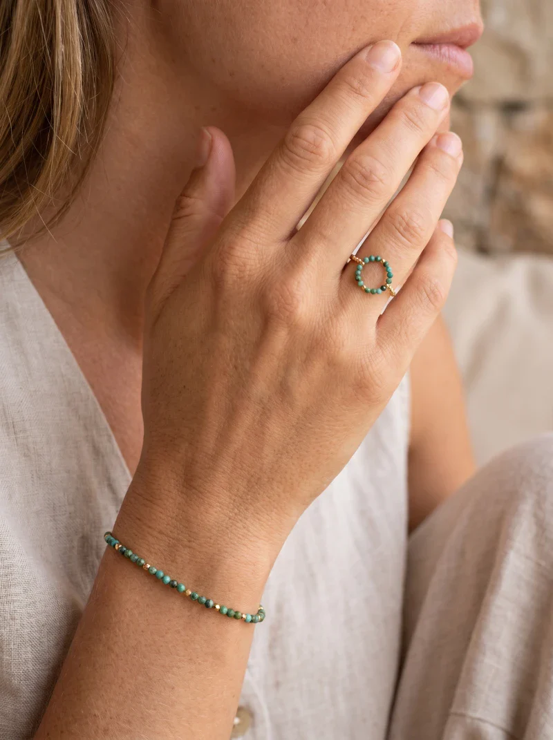 Bracelet en turquoise - Tiny stones Bliss