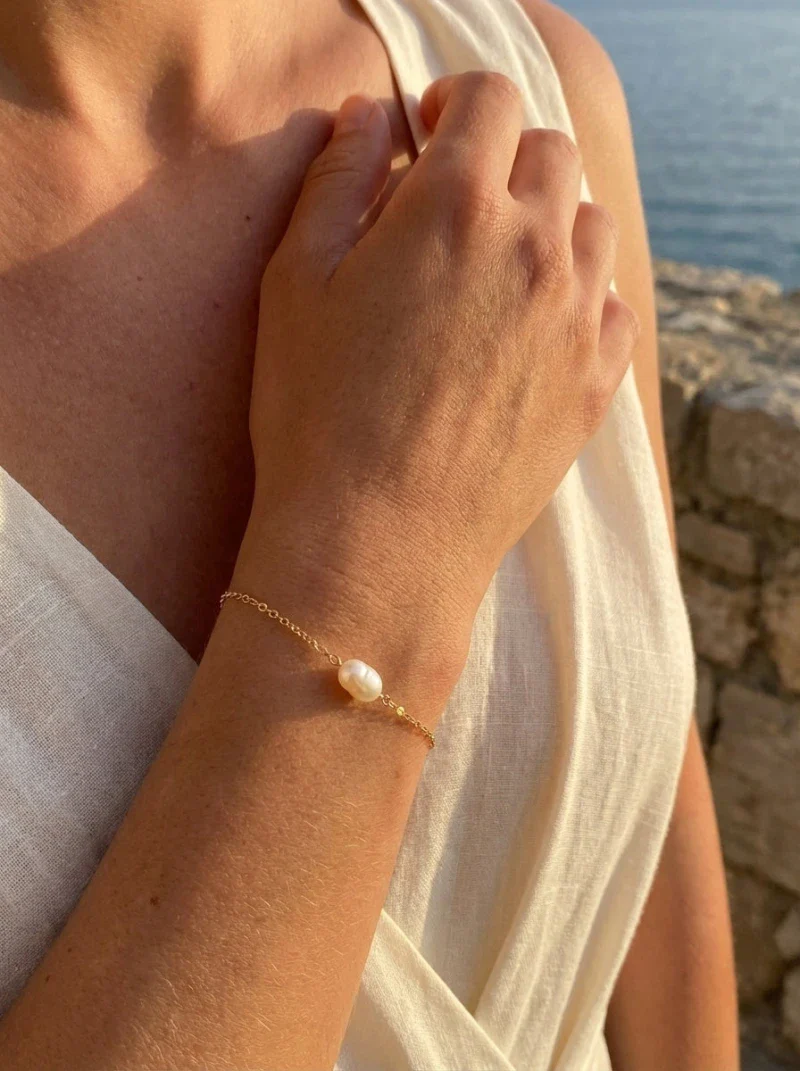 Bracelet Éthique avec Perle de Culture