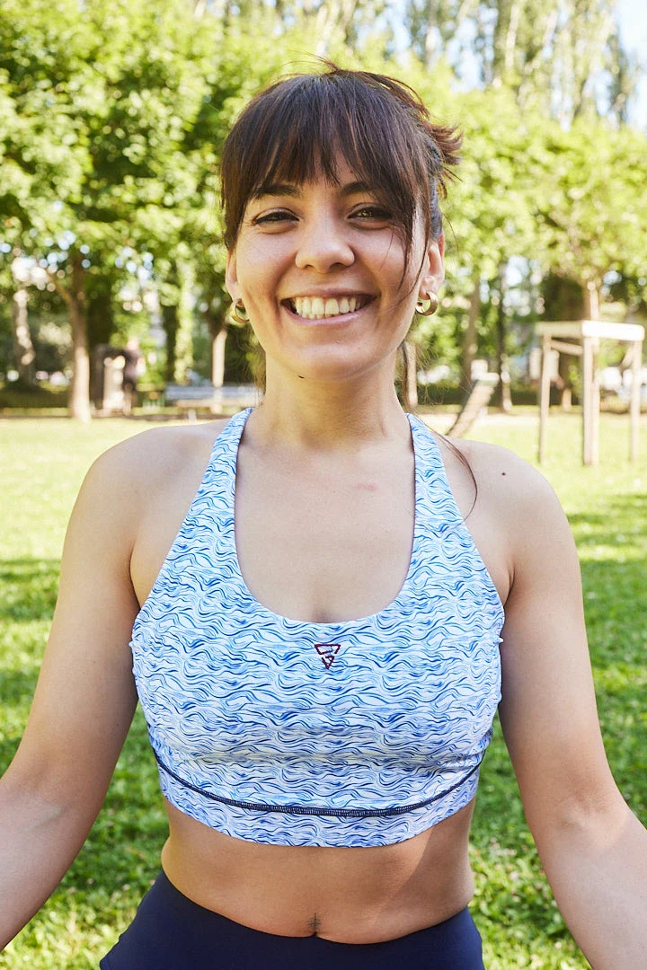 Brassière de sport ecoresponsable GAYA "Nouvelle Vague" - Image 3