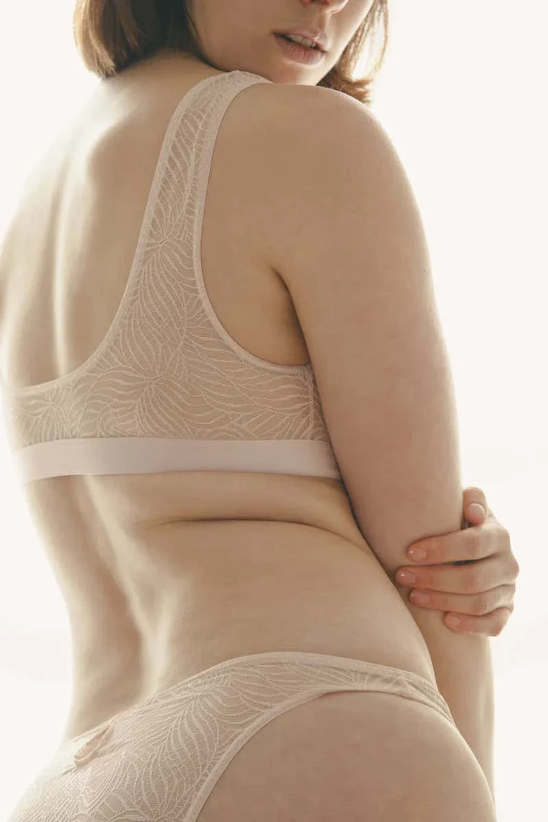 Brassière en dentelle rose pâle - Savannah - Image 4