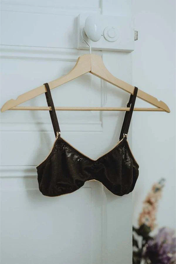 Soutien-gorge en lin bio noir ou blanc - "La Soutenue" - Image 6