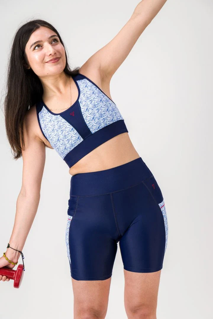 Brassière sport maintien fort SKIN V3 "Nouvelle Vague" - Image 11