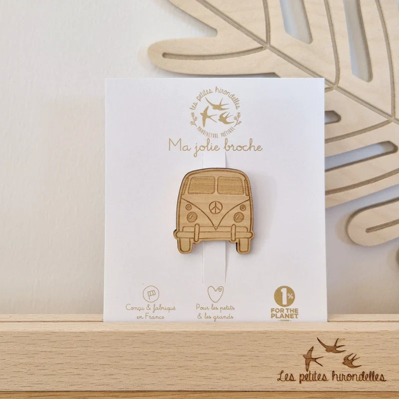 Broche en bois - Combi - Image 3