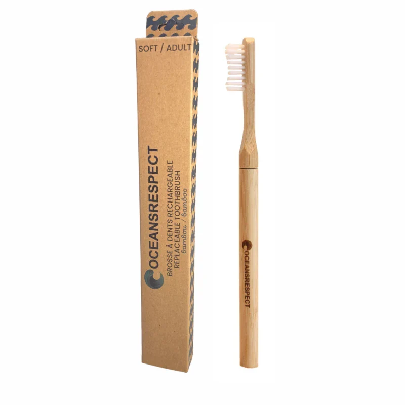 Brosse à dents à tête interchangeable en bambou - Image 5