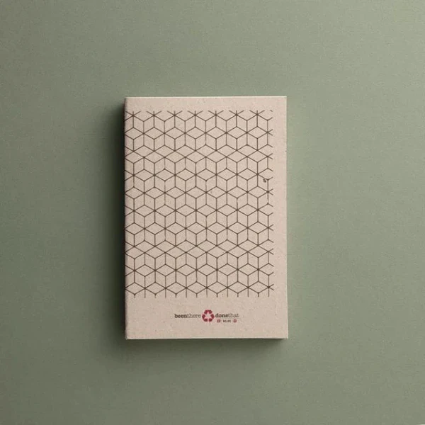 Petit carnet en papier recyclé I Formes géométriques - Image 3